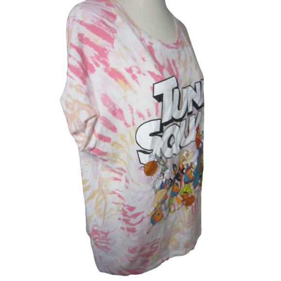 Space Jam Tune Squad Tie Dye T-Shirt Looney Tunes Graphic Tee Size L - Picture 3 of 6